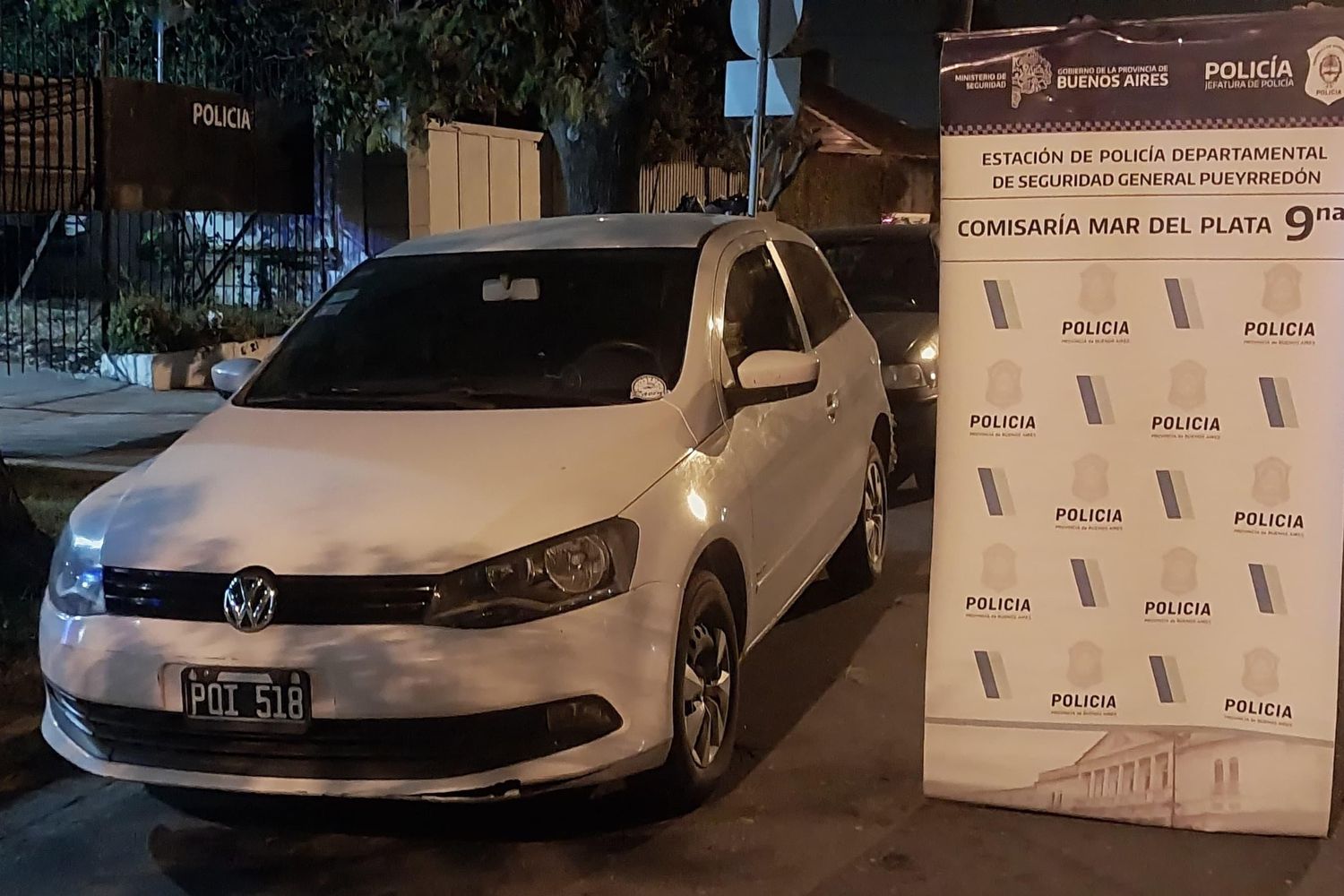 En este auto se movilizaba el delincuente a la hora de cometer sus robos.