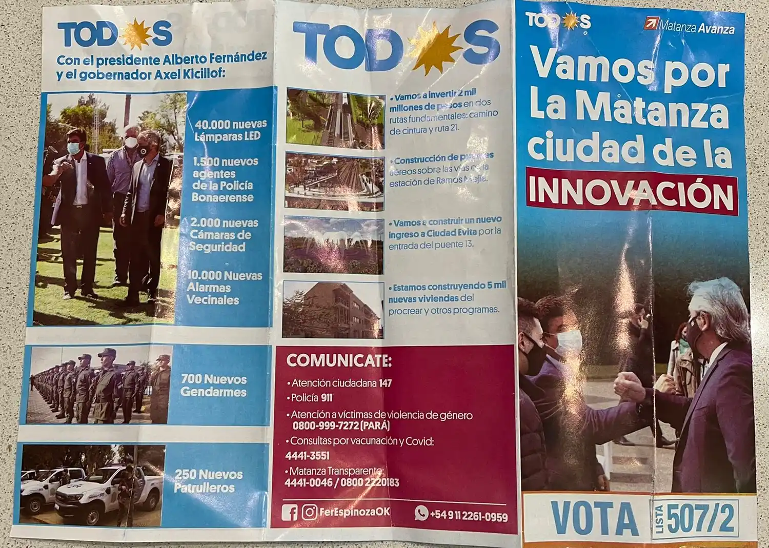 Denuncian que en La Matanza usan fondos públicos para financiar la campaña oficialista