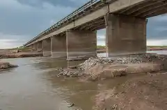 Se liberó el paso de tránsito liviano por la Ruta 3, a la altura del Río Salado