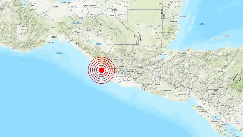 Un sismo de magnitud se registra en México y Guatemala