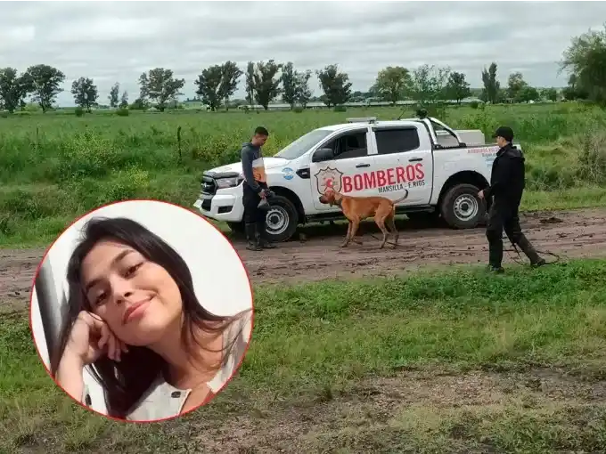Intensifican la búsqueda de Daiana: personal especializado, rastrillajes, perros y drones