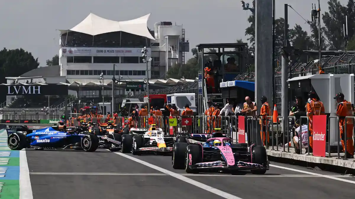 Franco Colapinto fue noveno en la primera práctica del GP de México