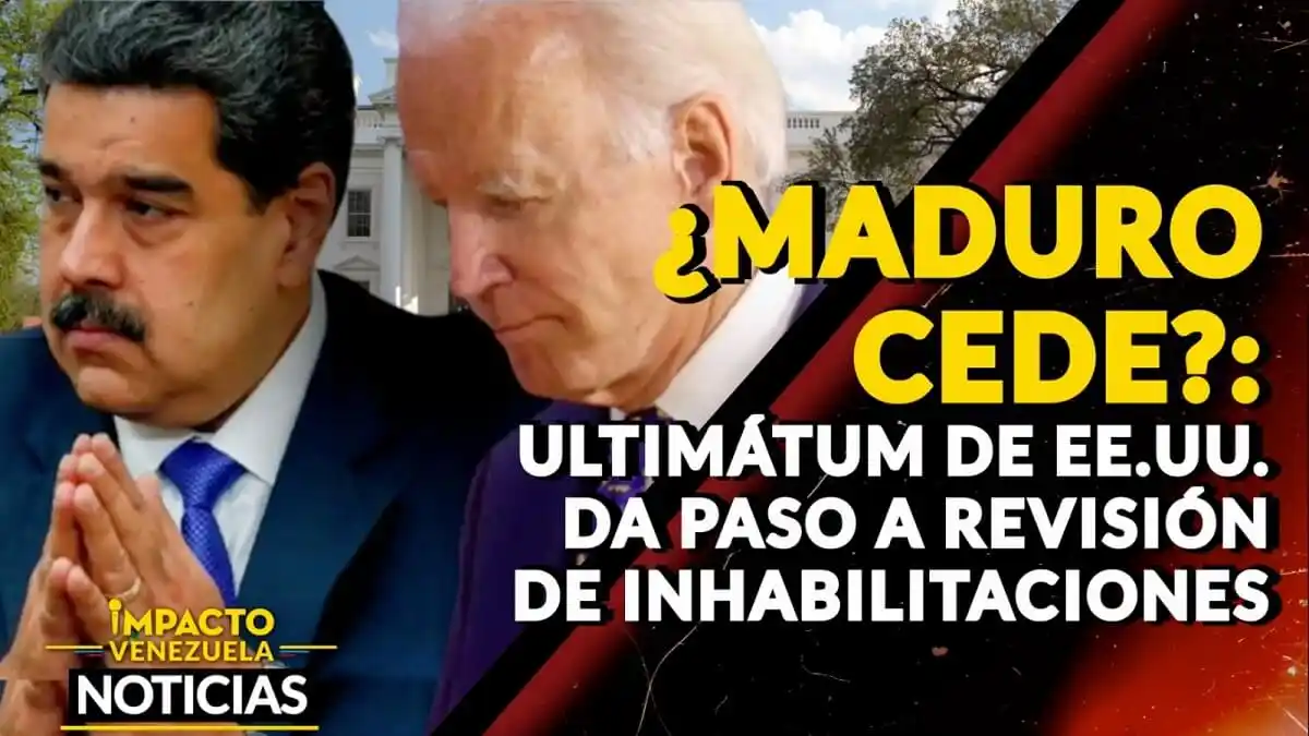 ¿GOBIERNO CEDIÓ? Madurismo y oposición se comprometen a estudiar posibles habilitaciones de candidatos – VIDEO