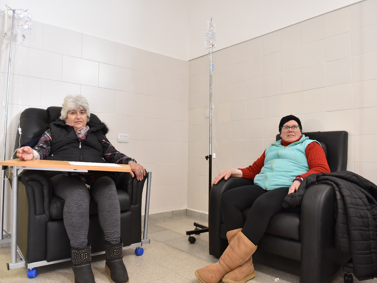 La quimio en el Hospital Iturraspe: salud pública para darle pelea al cáncer 
