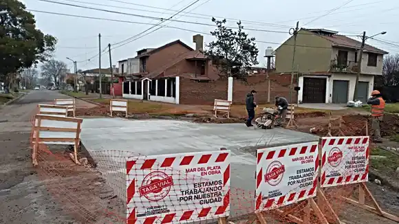 Por la Tasa Vial, superaron los 35 mil metros cuadrados de mantenimiento en calles pavimentadas