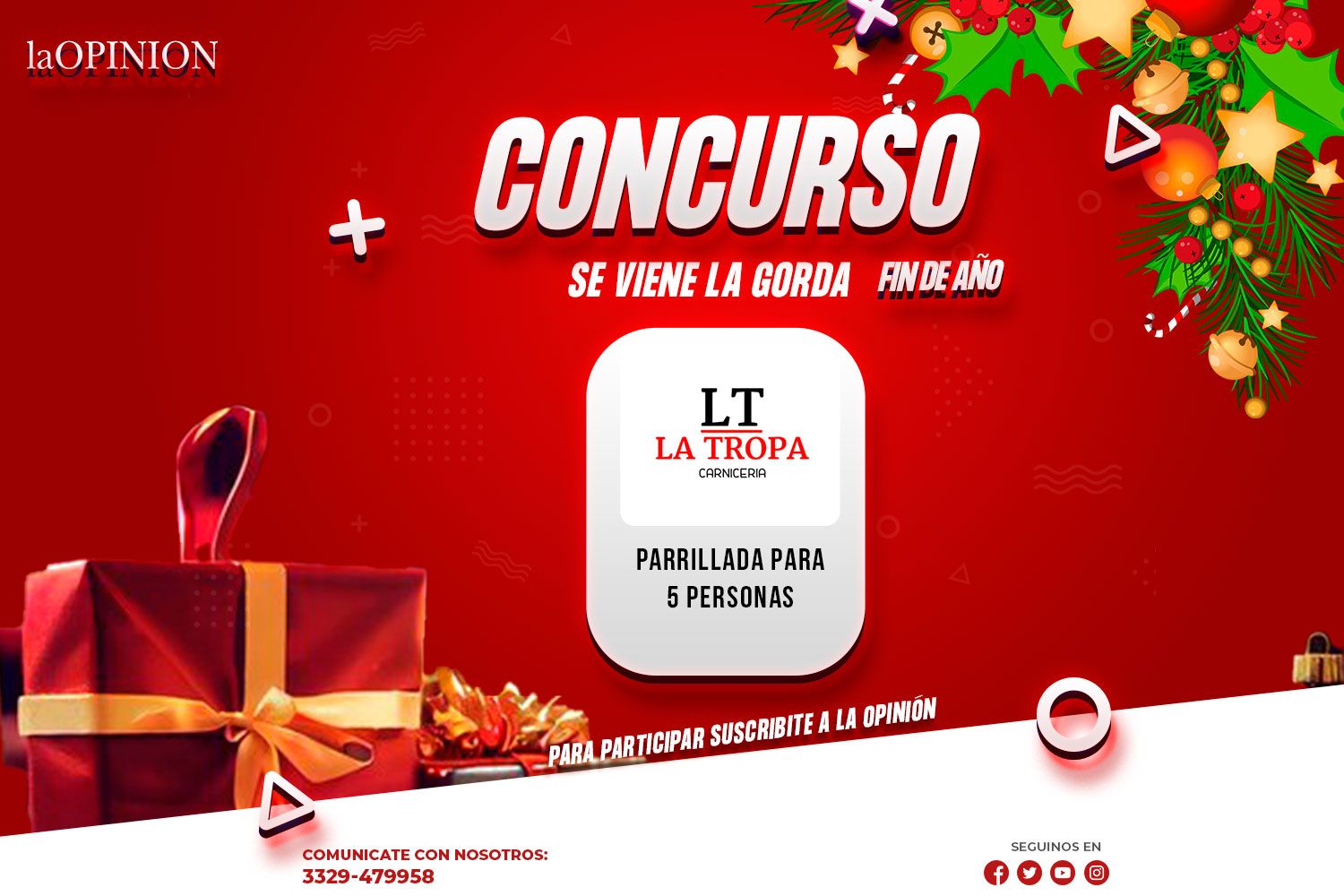 La parrillada de La Tropa está en La Gorda de Fin de Año.