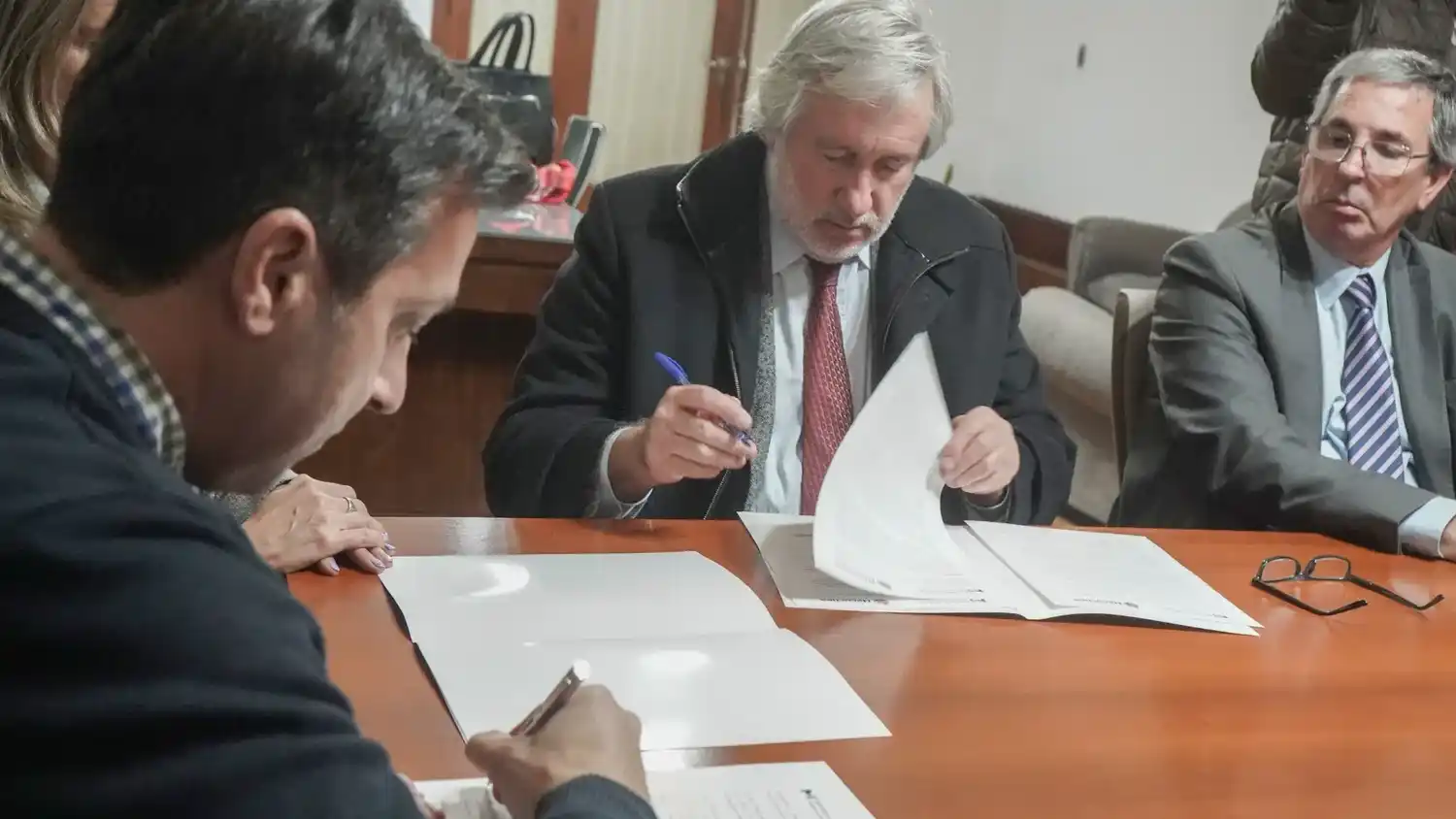 Conte-Grand y Rojas convalidaron convenio por el programa MUNA