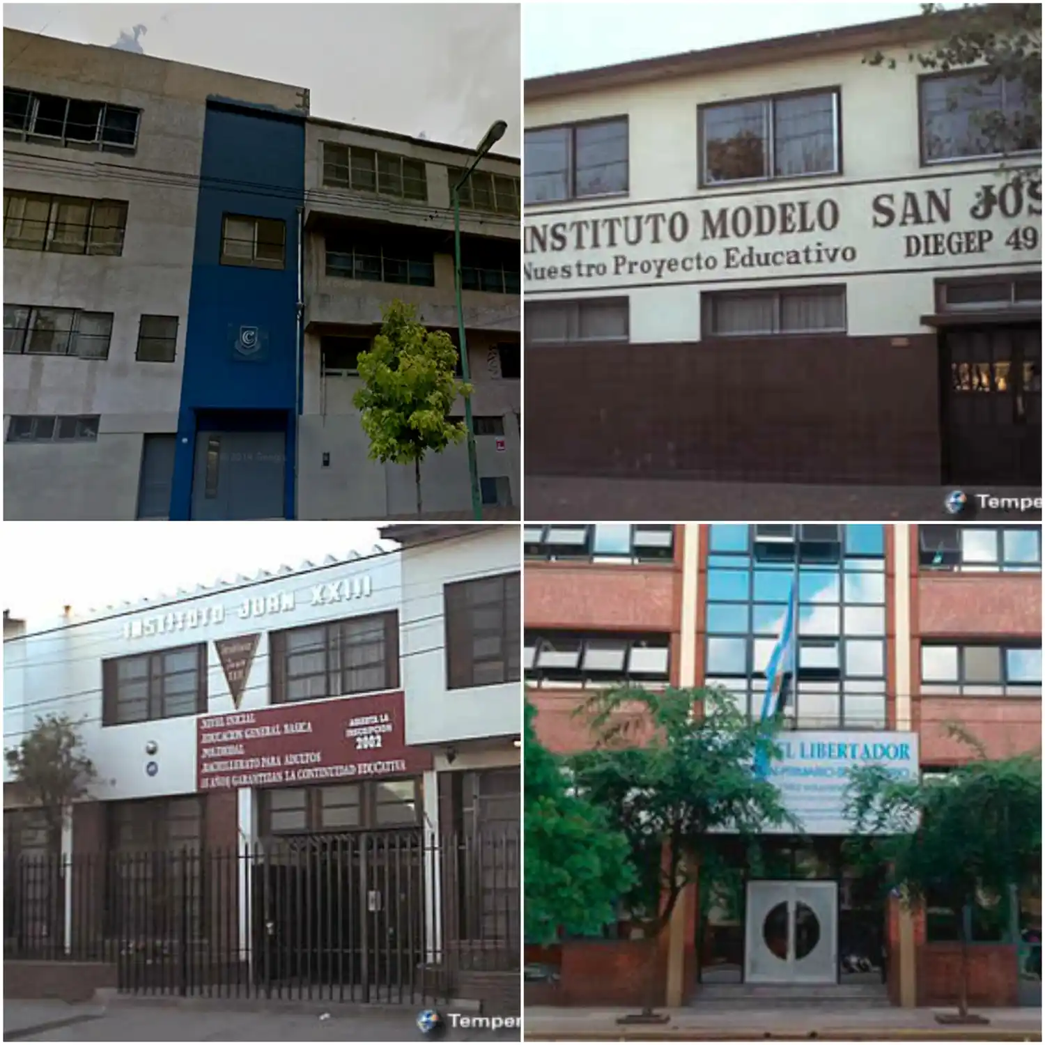 Caravanas violentas de egresados en Temperley y La Plata