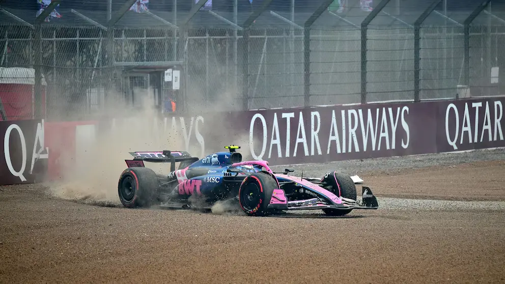 Tras su accidente en la clasificación, Franco Colapinto largará 20° en el GP de Gran Bretaña de Fórmula 1