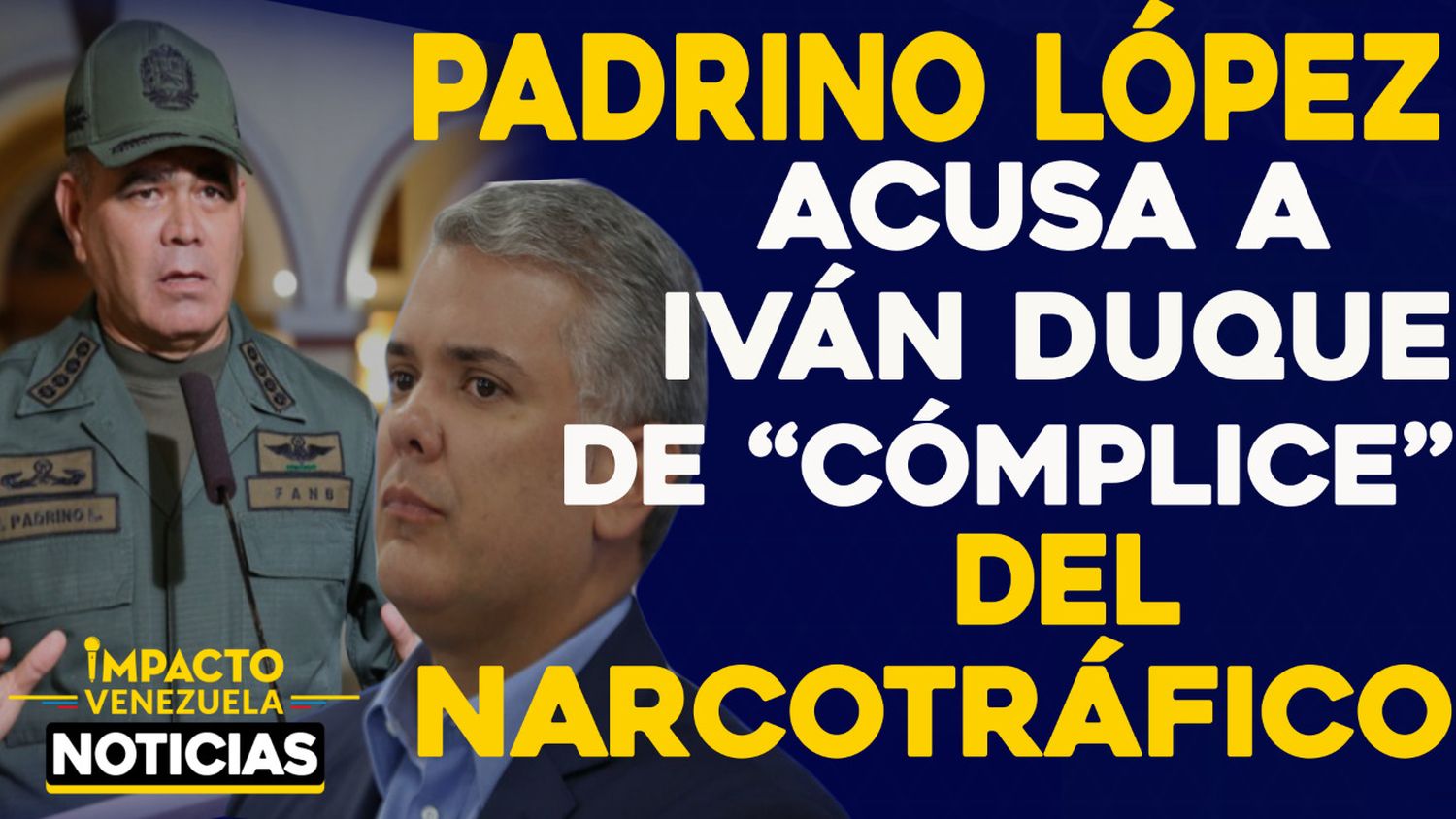 ¡EN COMBO! Padrino y Arreaza emprenden contra Duque y le acusan de «cómplice» del narcotráfico