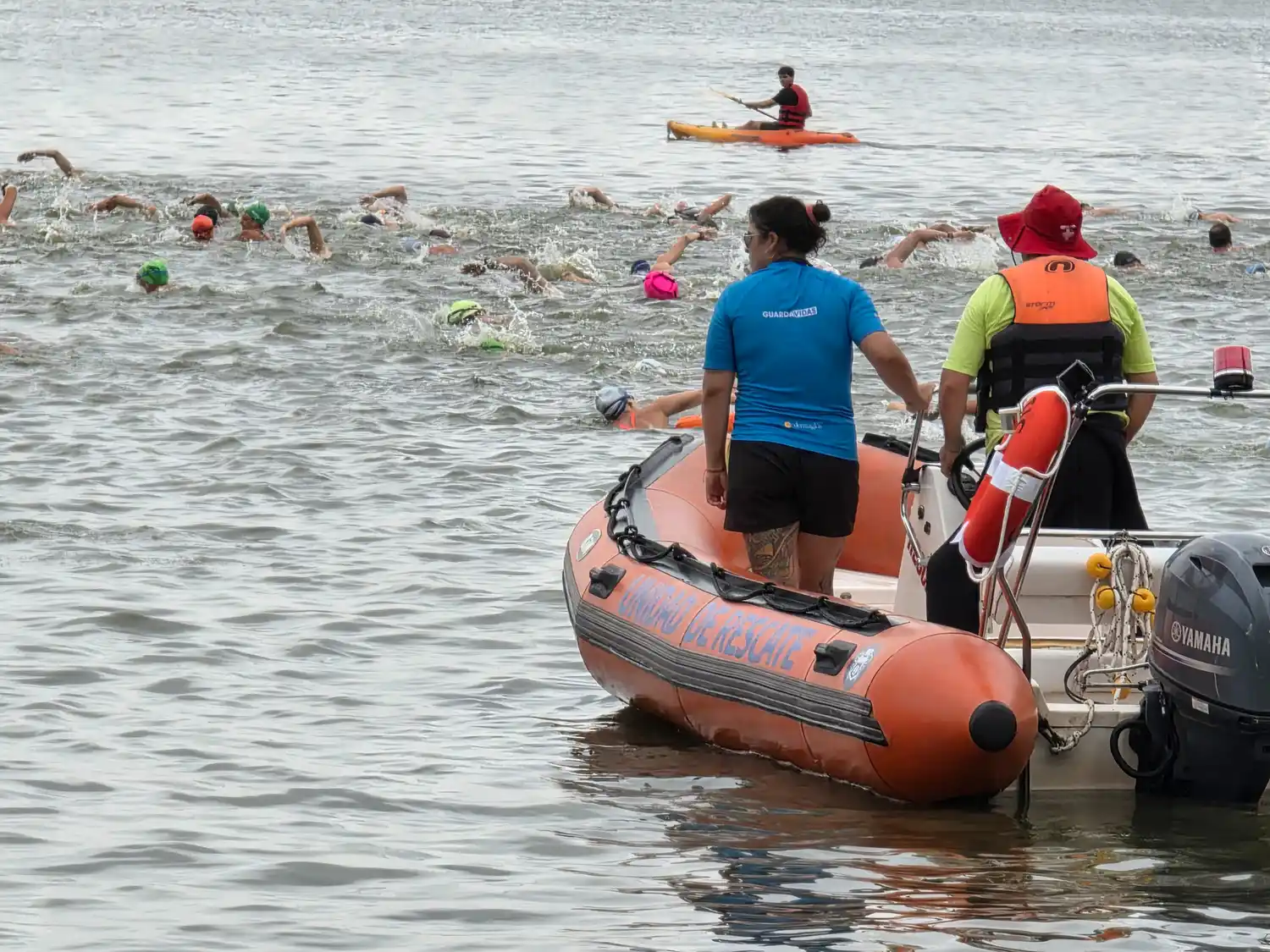 Exitosa primera fecha del circuito de Aguas Abiertas en Chascomús