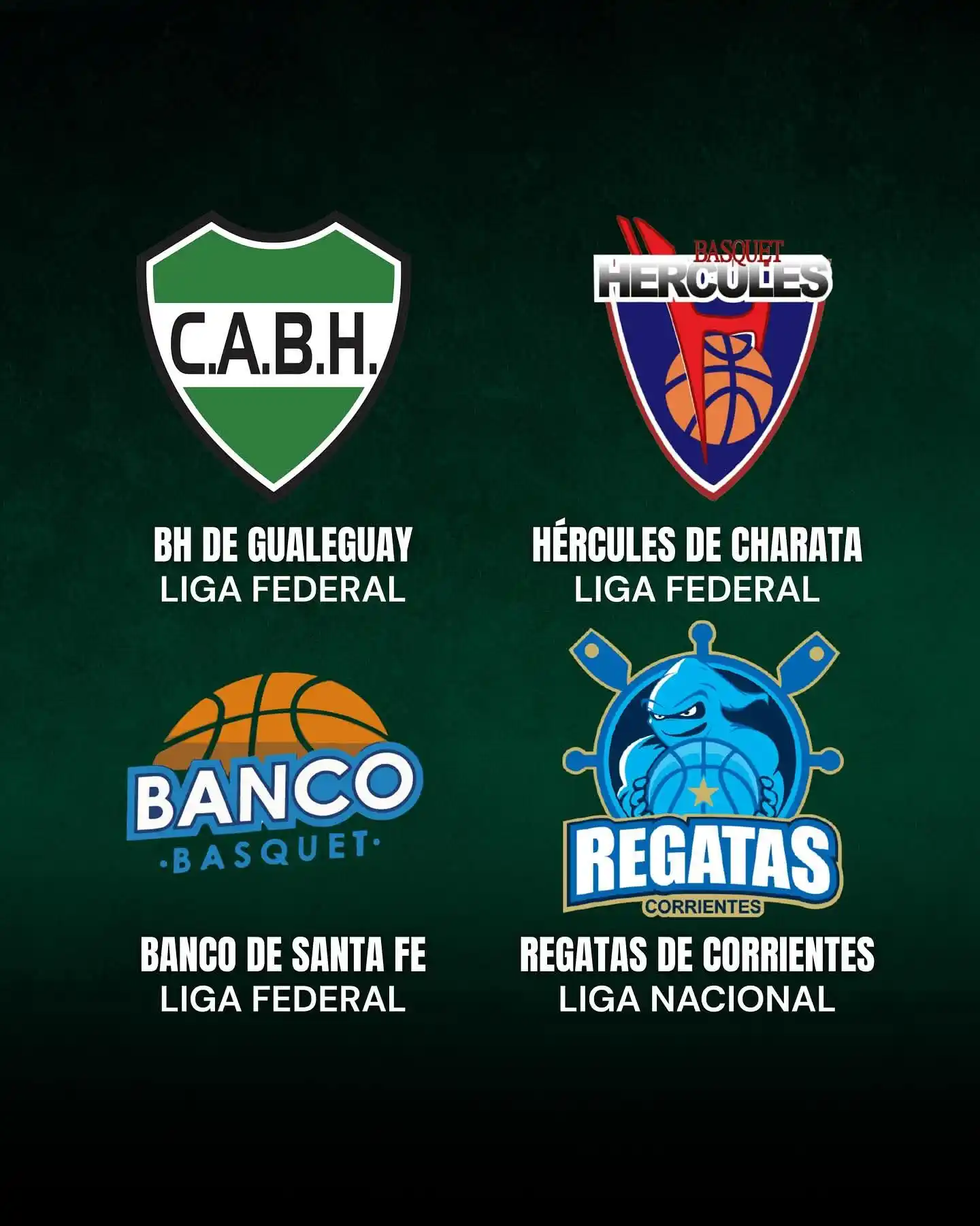 Todo listo para la cuarta fase de La Liga Federal U21 masculina