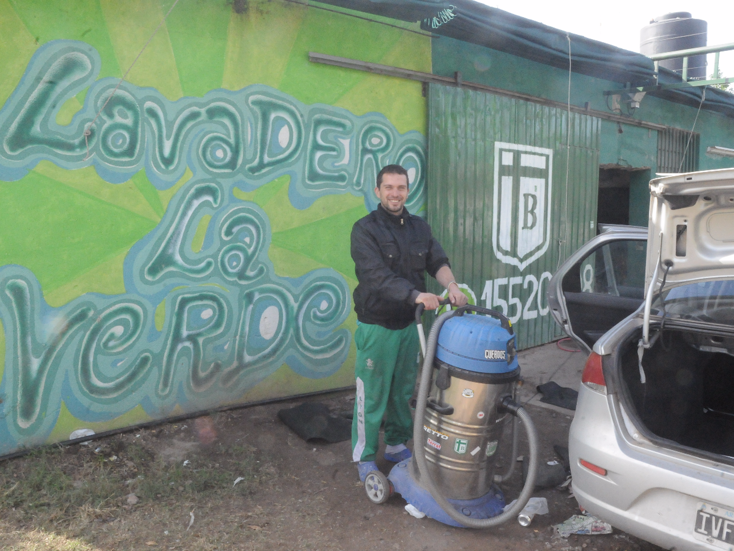 El lavadero de autos que eligen los ídolos de Sportivo 