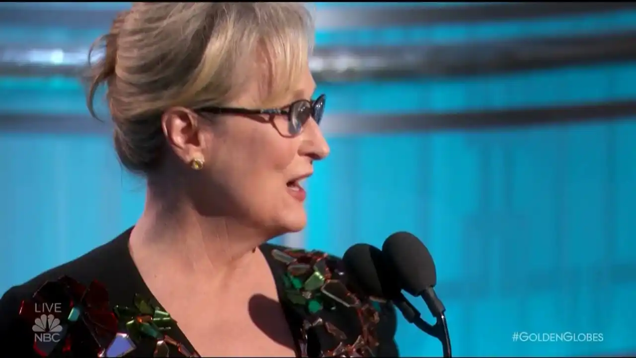 El encendido discurso de Meryl Streep contra Donald Trump