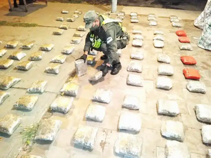 Se incautan en Formosa más de 167 kilos de cogollos de marihuana en un control vial