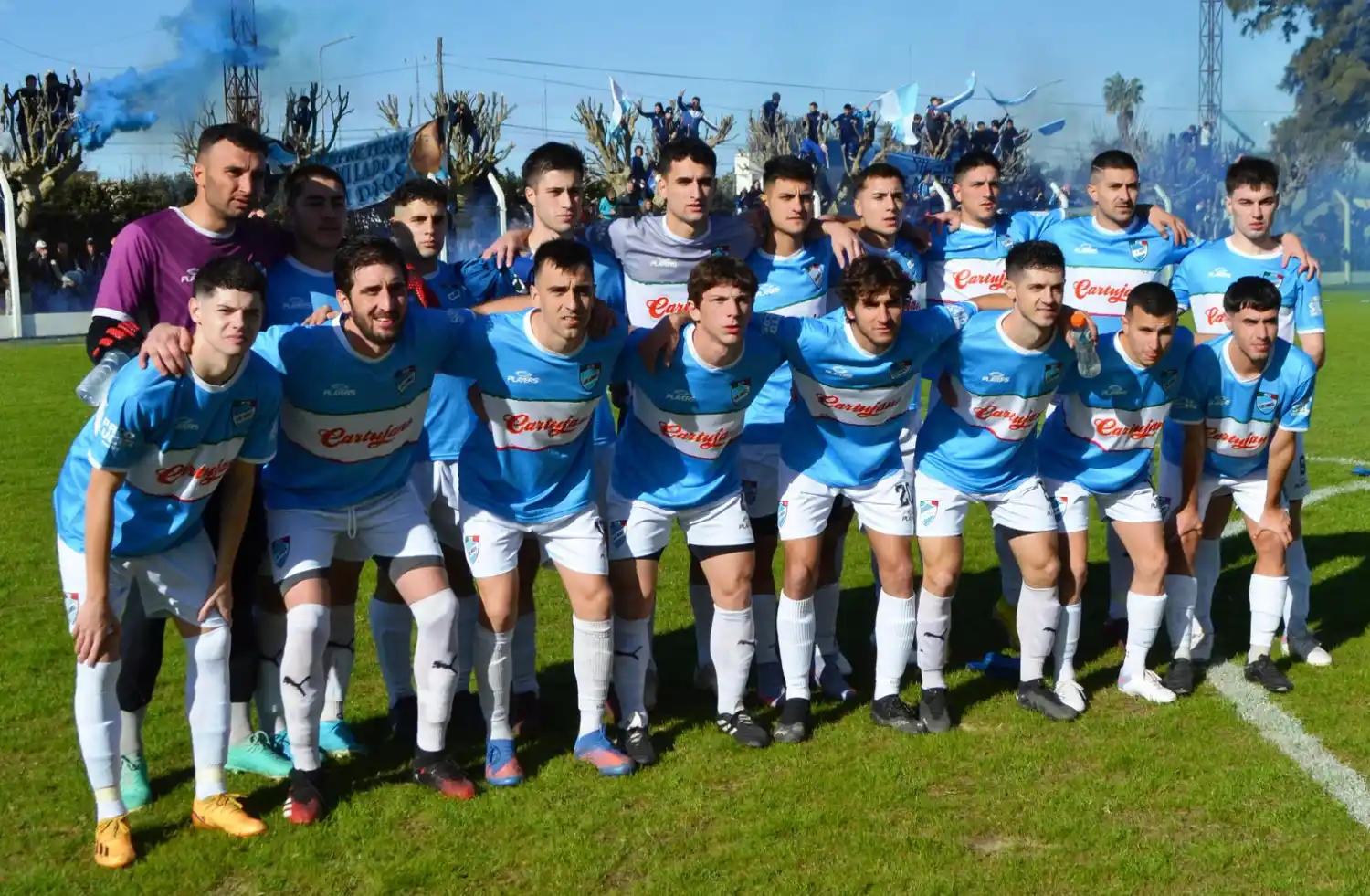 Los 18 protagonistas del título. Foto: Sur24