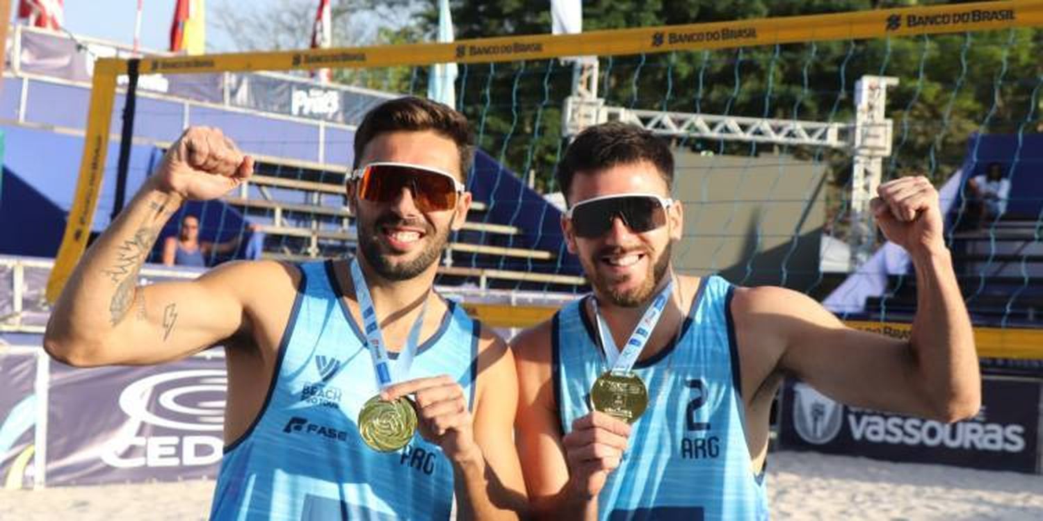 Leo Aveiro y Bautista Amieva fueron campeones del Future en Miguel Pereira