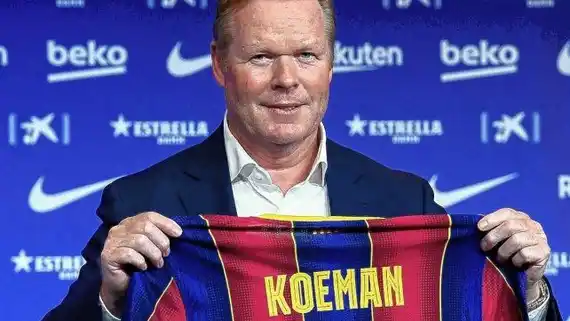 Barcelona despidió al entrenador Ronald Koeman