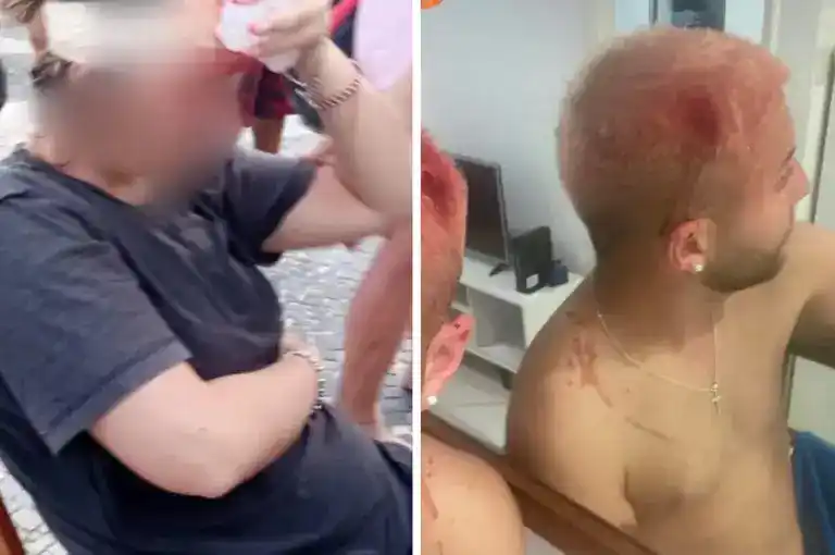El violento episodio ocurrió en la inauguración en Copacabana del espacio de eventos Fan Fest para la final de la Copa Libertadores.