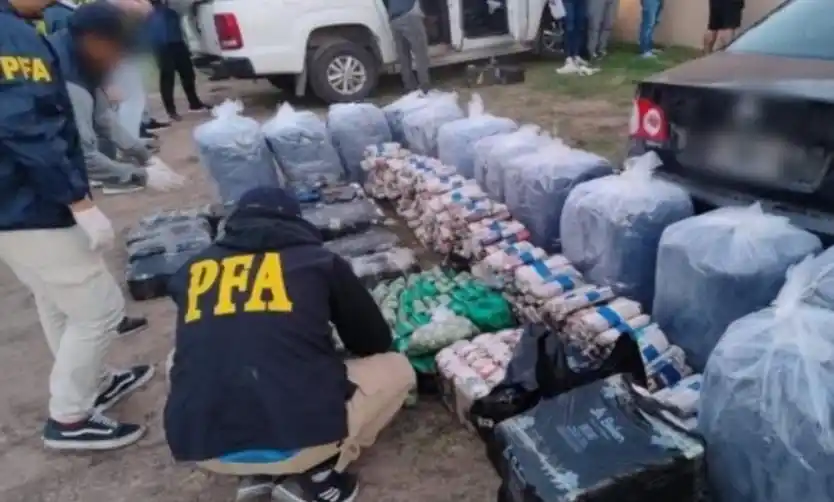 Allanamientos en Pilar y la región: desbaratan banda narco y secuestran droga