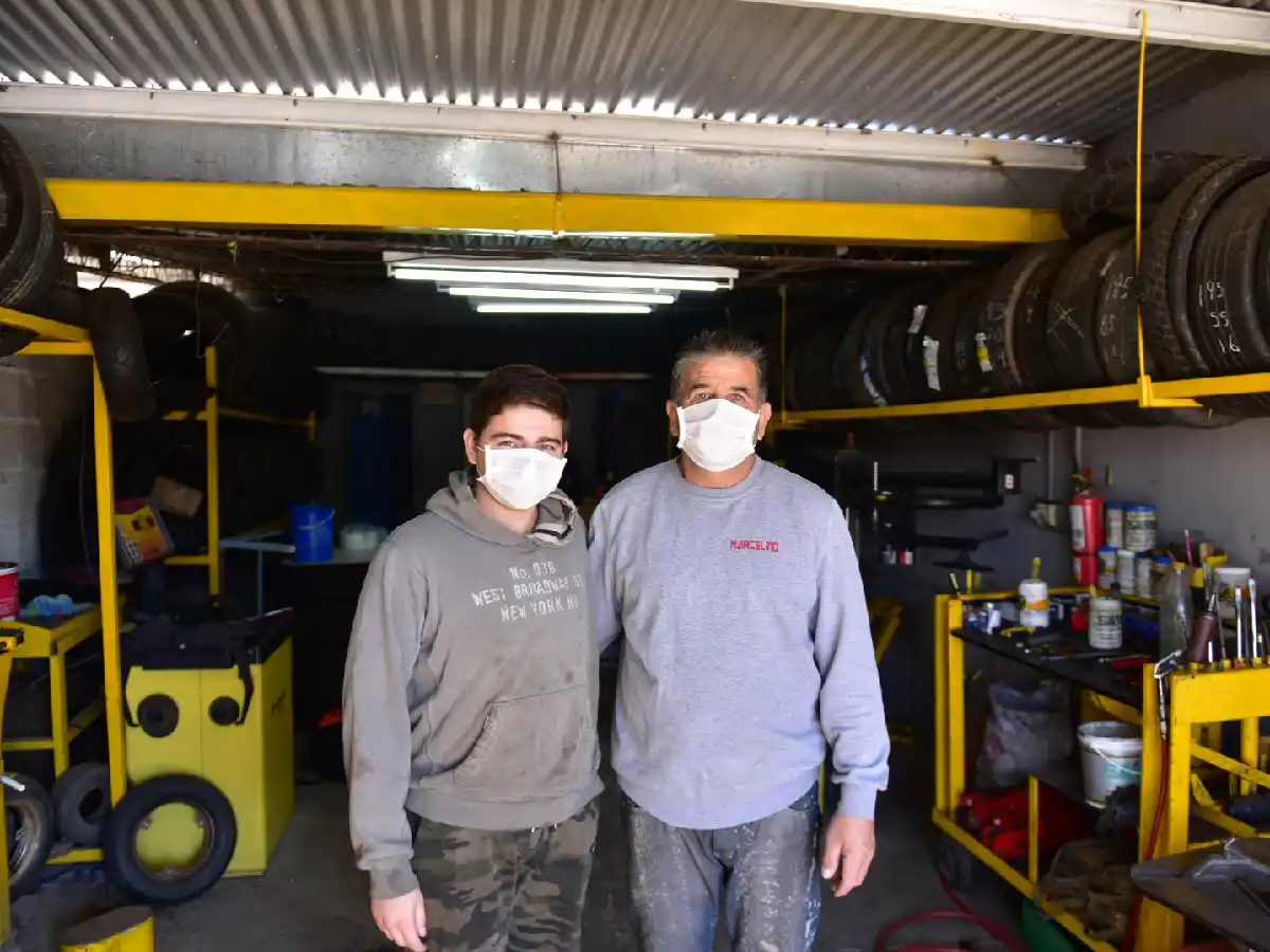 Para las gomerías la rueda  volvió a girar luego de  20 días de inactividad 