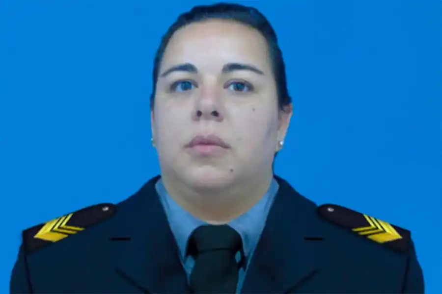 La cabo primero Eloísa Holotte.