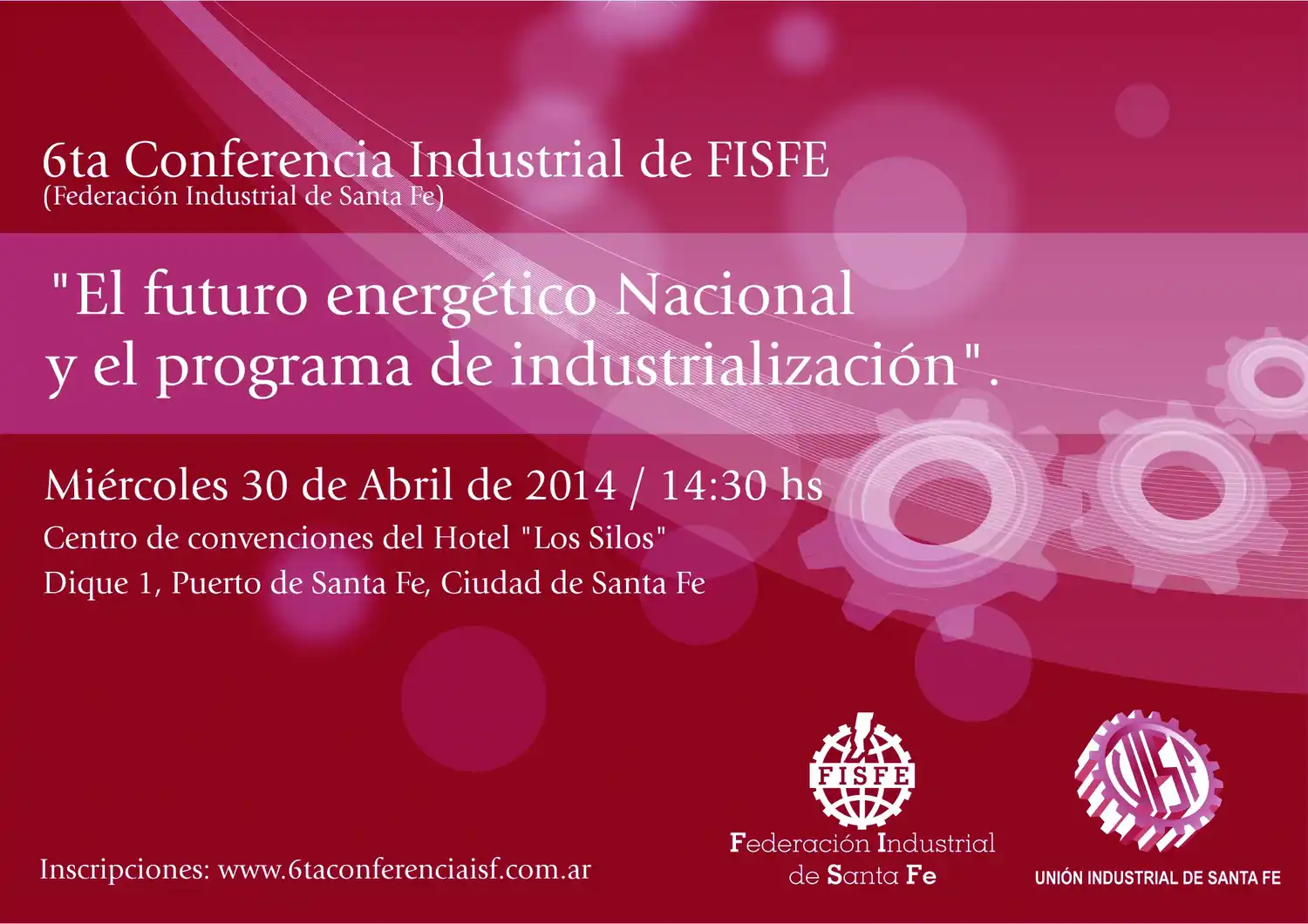 Se viene la 6ª Conferencia Industrial de la Provincia