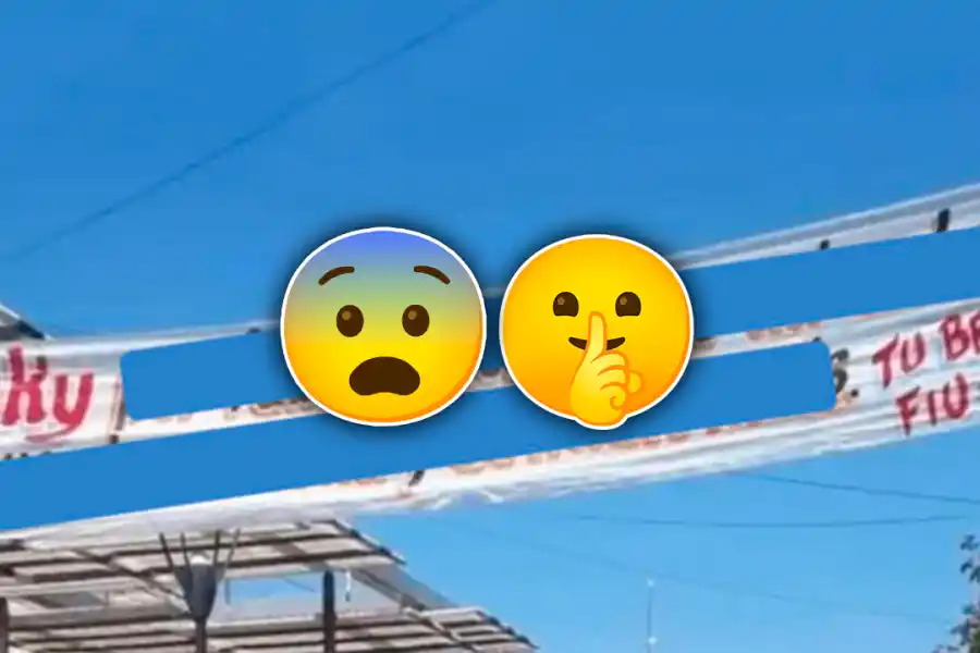 Insólito pasacalle entre amantes: “Kuky por favor no te cases”