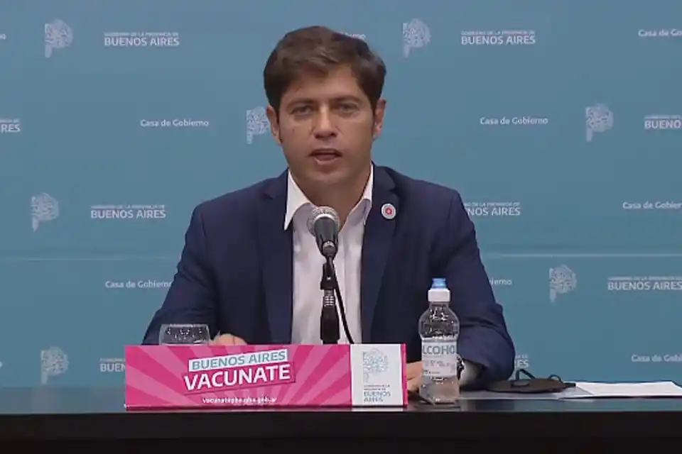 EN VIVO | Conferencia de prensa de Axel Kicillof sobre la situación epidemiológica