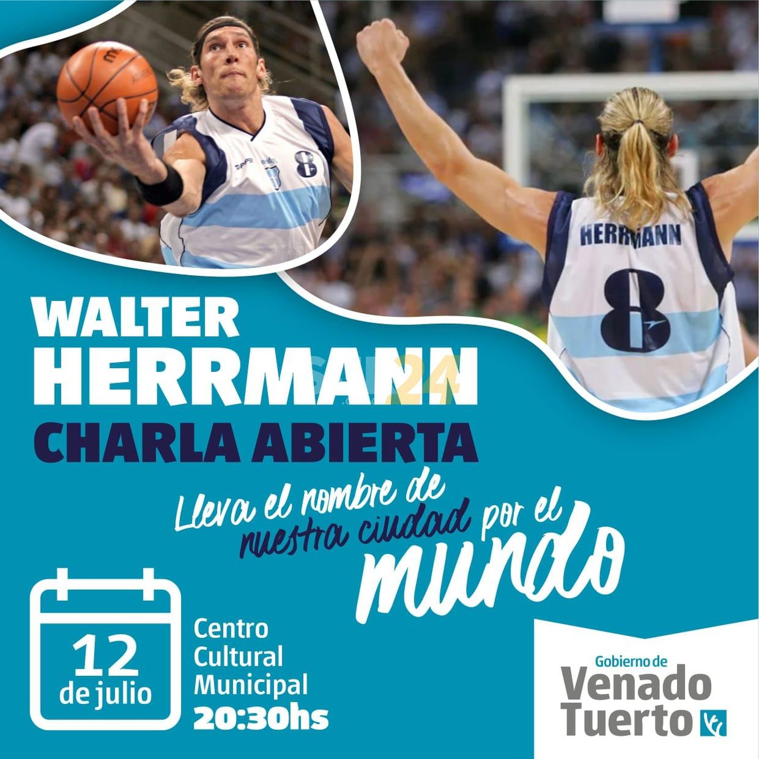 Charla motivacional con Walter Herrmann en el Centro Cultural 