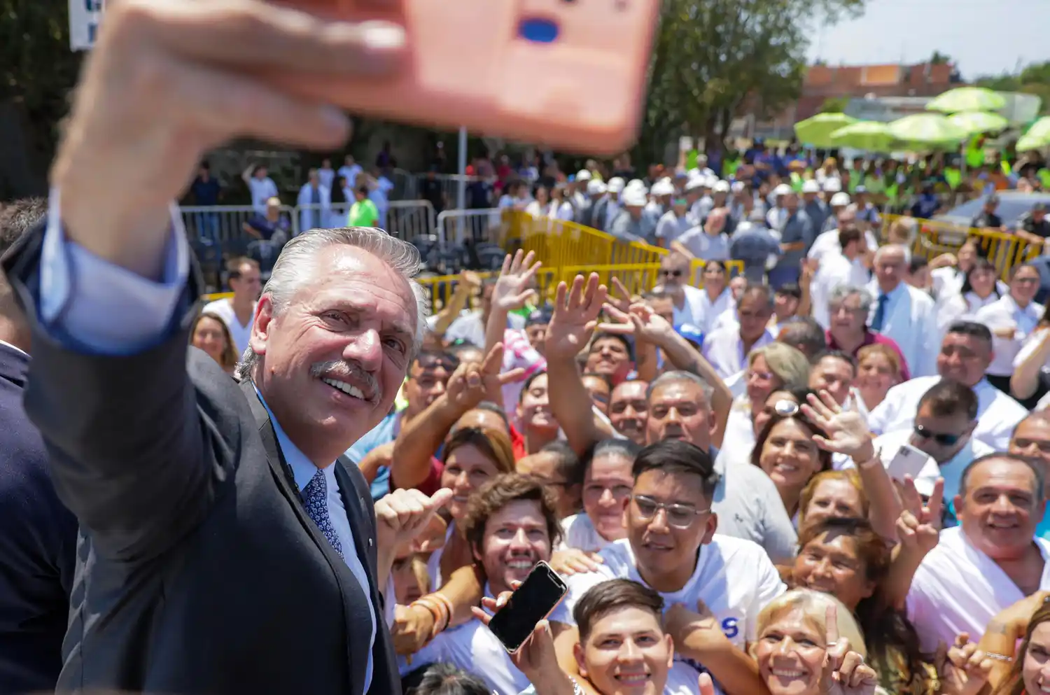 Alberto Fernández inauguró la ampliación de un hospital en José C. Paz.
