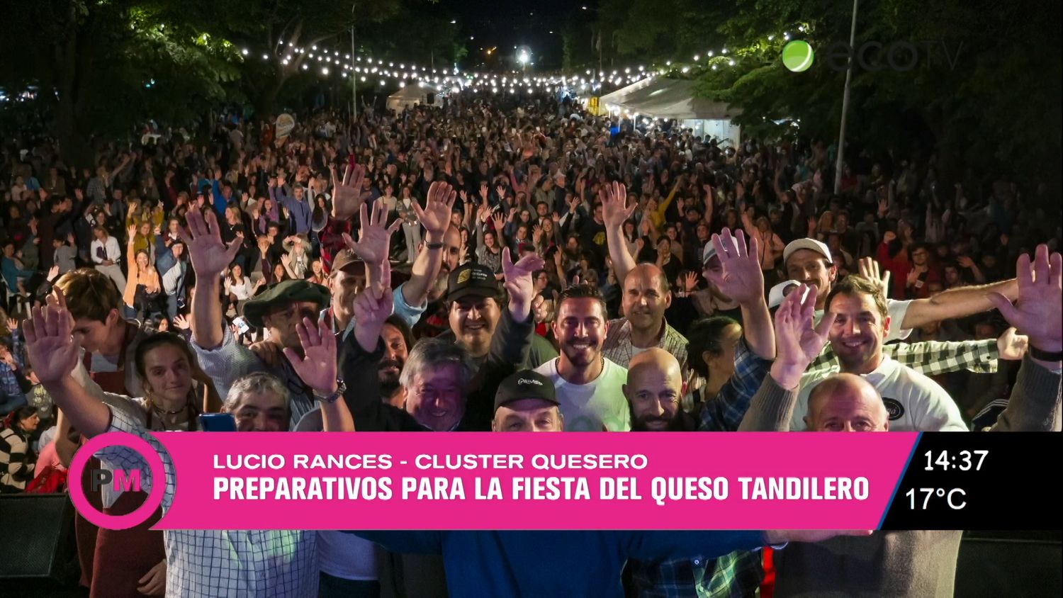 Preparativos para la Fiesta del Queso tandilero