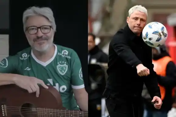 Al cantante de Estelares no le gusta cómo juega Sarmiento y el DT respondió: “Hace rato que no mete un hit”