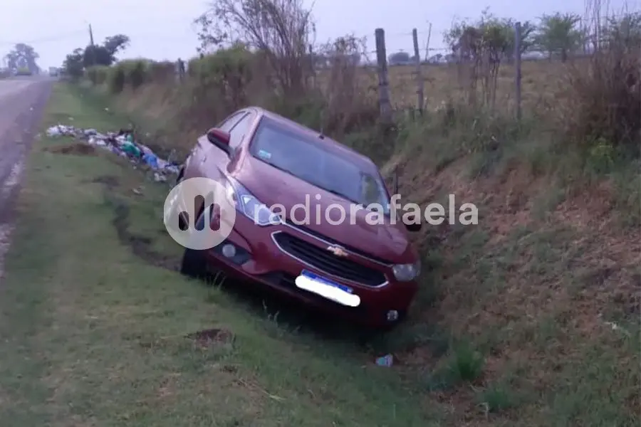 Perdió el control y terminó en...