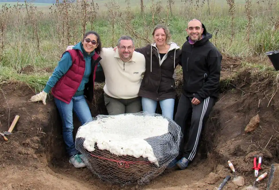 Hallaron restos fósiles de una especie prehistórica, un hecho fortuito y único para Tandil