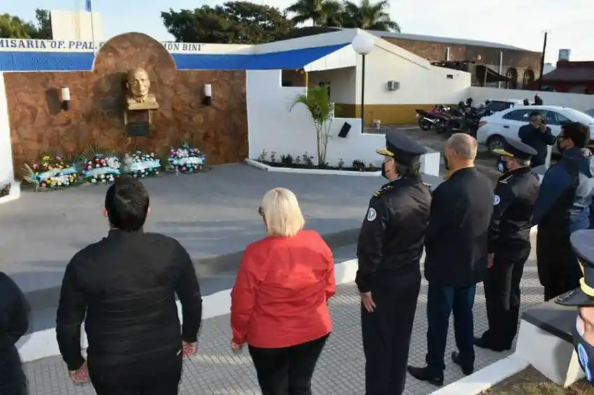 Se conmemoró el fallecimiento del oficial Principal Gustavo Ramón Bini