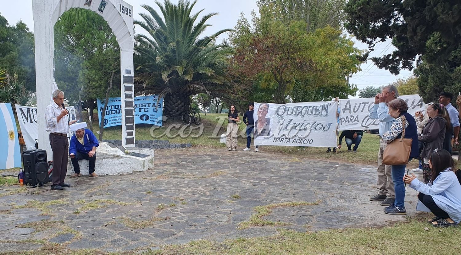 Los autonomistas de Quequén recordaron los 20 años de la consulta popular