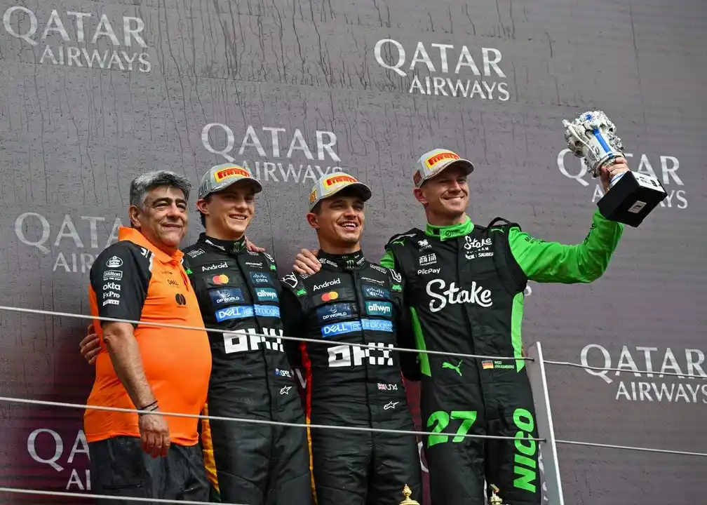 En su carrera 239, Hulkenberg se subió al podio por primera vez
