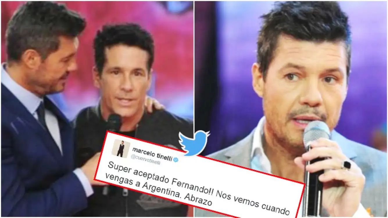 Fernando Carrillo trató de "gil" a Tinelli: la rspuesta del conductor 