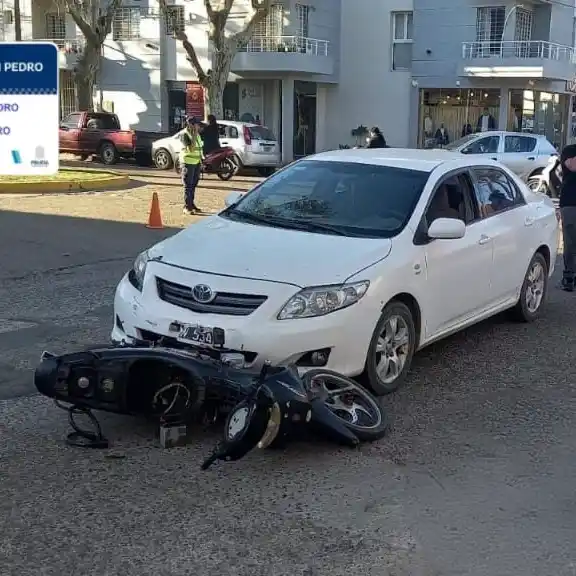 accidente moreno y 25 de mayo