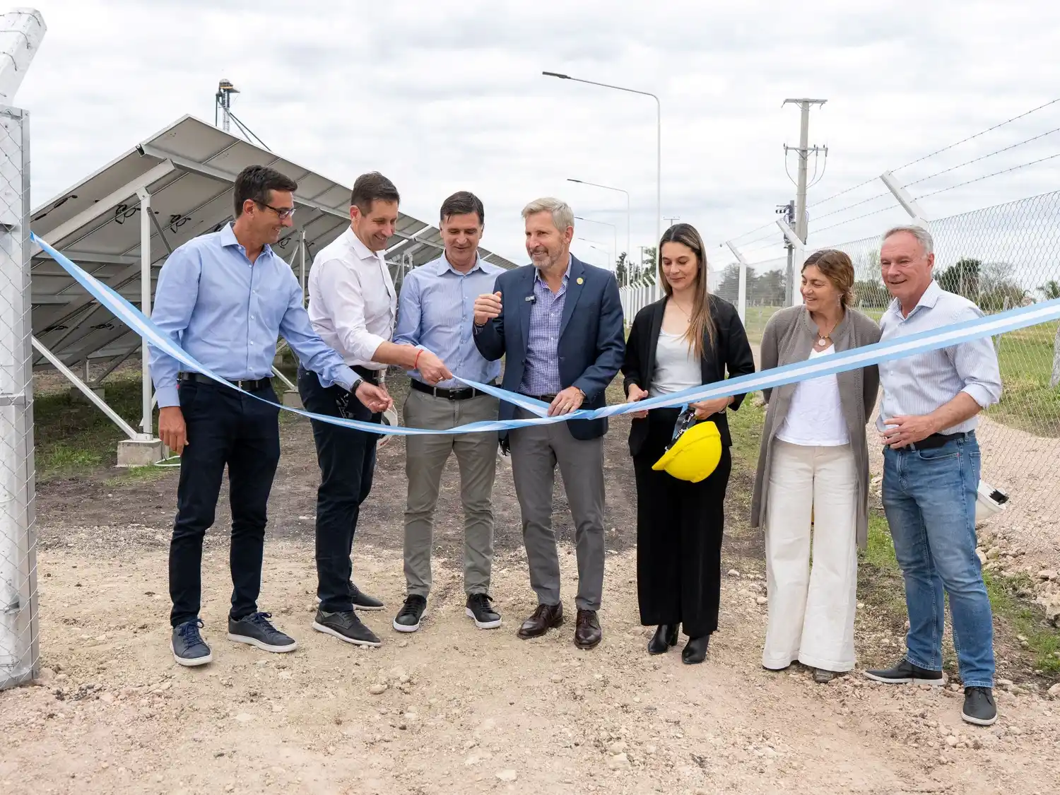 Se inauguró el primer parque solar de Enersa en Sauce Pinto