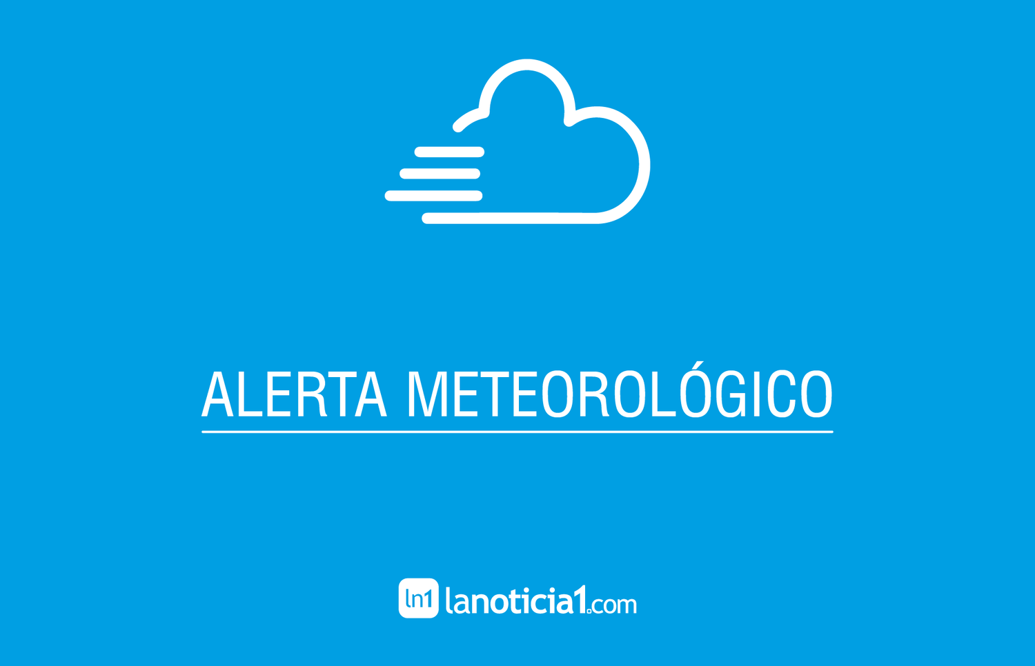 Alerta meteorológico por vientos intensos 
