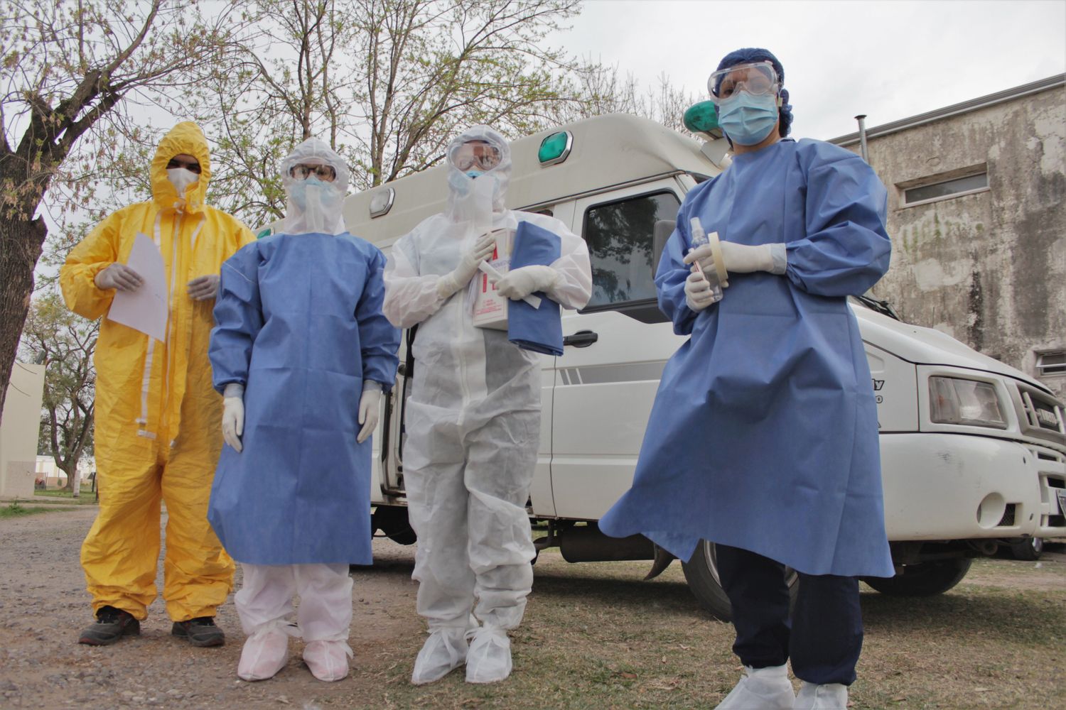 El hospital Protomédico funciona como centro de hisopado en la Región Santa Fe