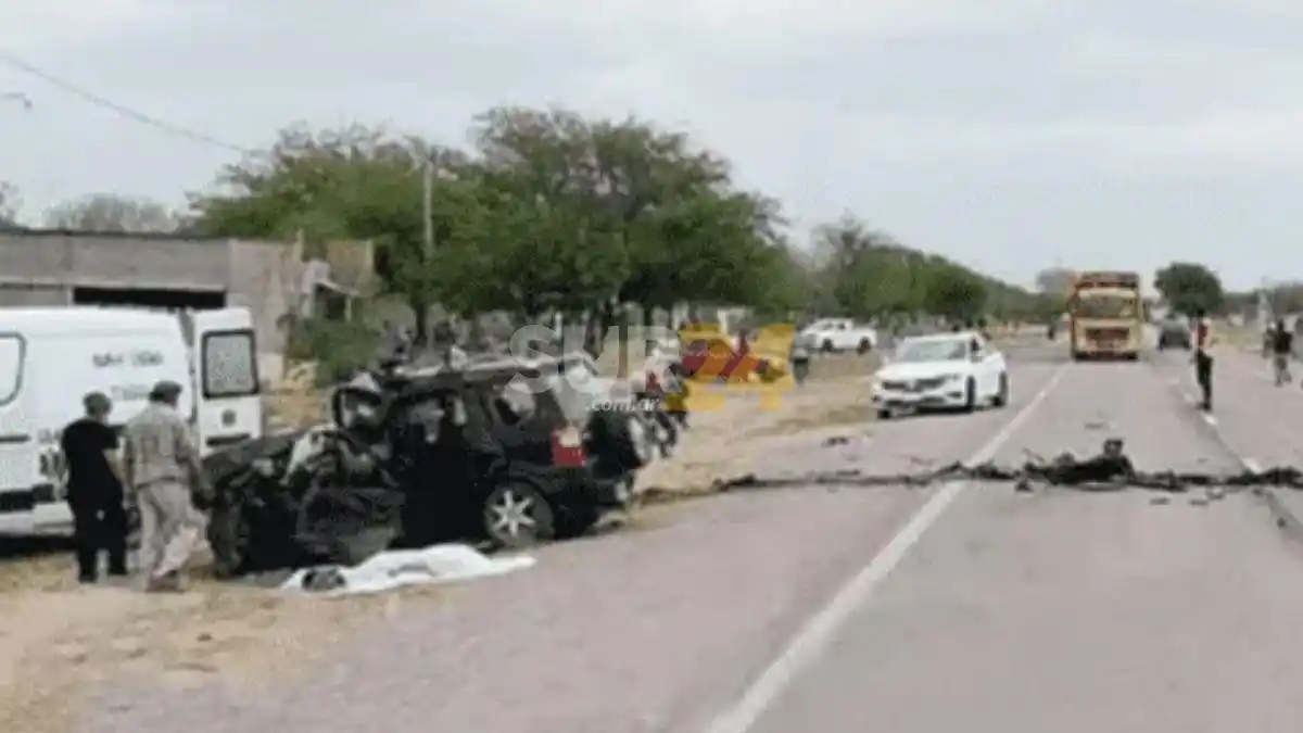 Accidente fatal: cinco personas murieron en un choque frontal