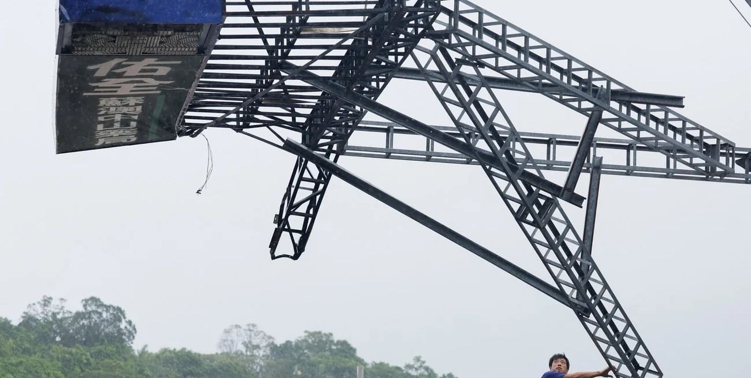 Parte de los destrozos en Yilan, Taiwán. Crédito: Carlos García Rawlins/Reuters