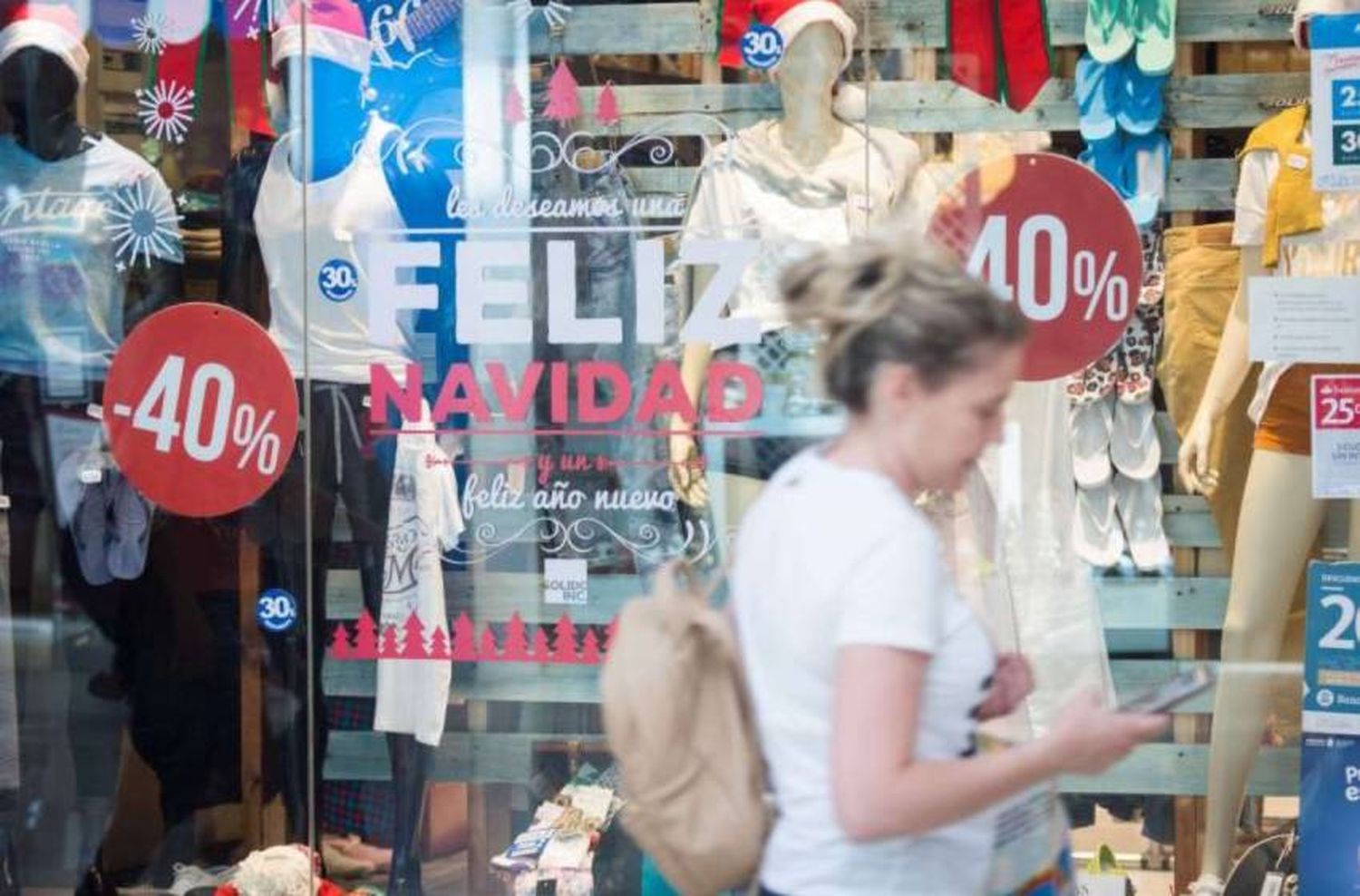 Las ventas navideñas cayeron 10,1% interanual