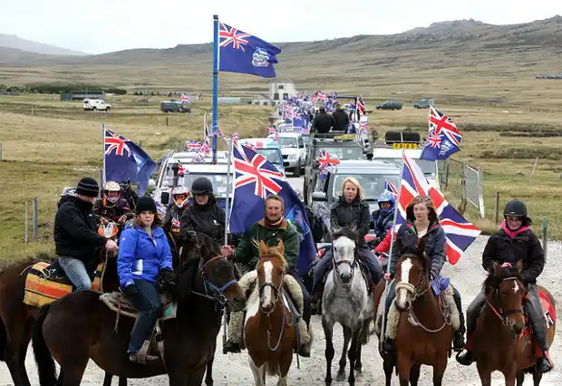 Terminó la  votación en las Islas Malvinas