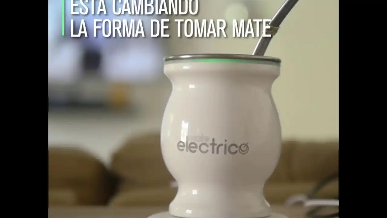 Desarrollan un mate eléctrico que se mantiene caliente