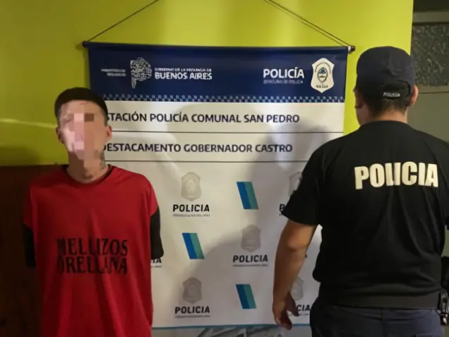El delincuente permanece a disposición de la Justicia.