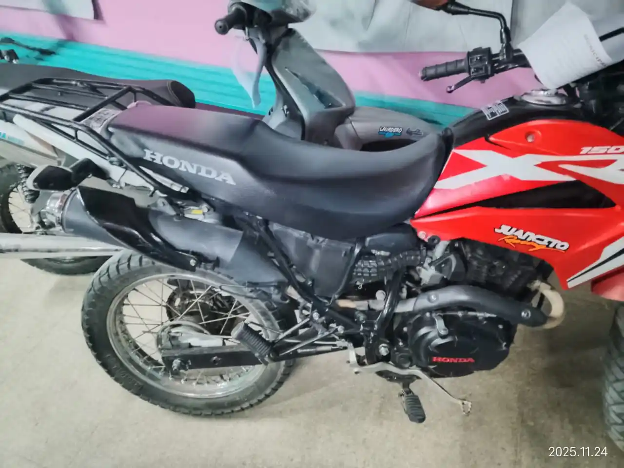 motocicleta secuestrada en operativo de tránsito